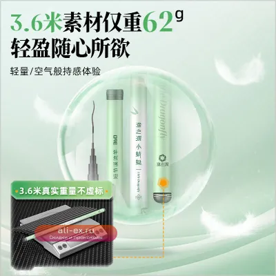 Xiaolongfly Новое Портативное Удилище Stream: Высокоуглеродистая Мощность для Комплексной Рыбалки