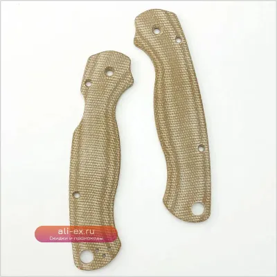 Custom Micarta накладки для Spyderco Paramilitary 2