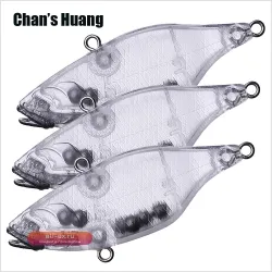 Приманка для рыбалки Chan's Huang 15 шт, 6.5 см, 10 г, тонущая VIB, без покрытия