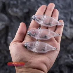 Приманка для рыбалки Chan's Huang 15 шт, 6.5 см, 10 г, тонущая VIB, без покрытия