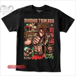 Футболка унисекс Dr. Stone Tsukasa Shishio