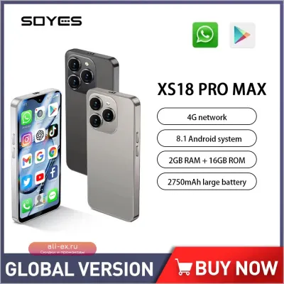 SOYES XS18 Pro Max 4G Mini Смартфон 4.3" 2/16GB Android 8.1