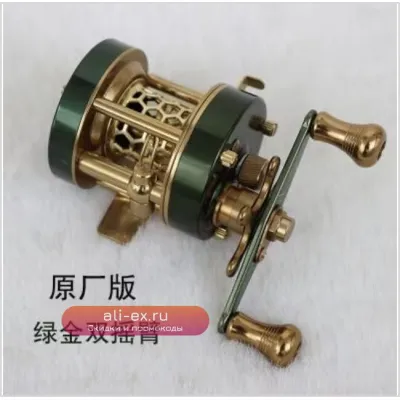 Катушка спиннинговая Reel Ming yang W300L (зеленая, золотая, черная, красная, серебристая, фиолетовая) - левосторонняя и правосторонняя