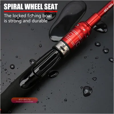 Удочка телескопическая карбоновая портативная 1.2-1.5м для рыбалки