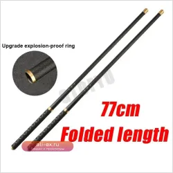 Удилище Telescopic Stream Rod 4.5-10м, карбоновое, суперлегкое, для пруда и ручья