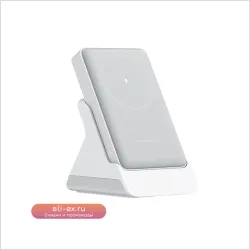Магнитный повербанк CUKTECH WPB100N 10000mAh с беспроводной зарядкой 7.5W для iPhone 16 Pro с зарядной базой