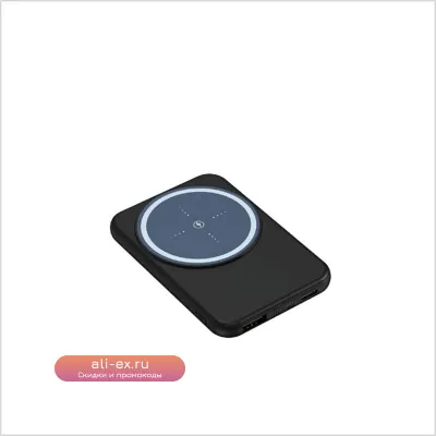 Ультратонкий беспроводной Power Bank для iPhone, Samsung, Huawei, Xiaomi с быстрой зарядкой 5W