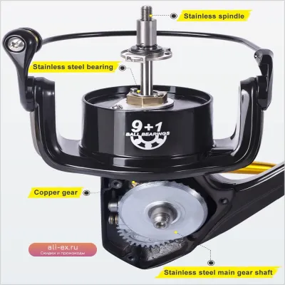 Рыболовная катушка Lurekiller Saltist Spinning Jigging Reel High Speed