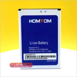 Аккумуляторная батарея для телефонов Homtom HT3, HT16, HT17, HT37 Pro с отслеживанием