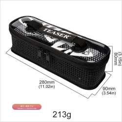 Сумка для блесен Jig Mesh Bag L XL PVC металлическая синяя