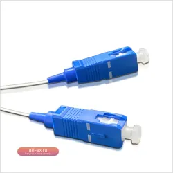 Оптоволоконный патч-корд SC/UPC-SC/UPC 10м, одномодовый, одножильный, невидимый прозрачный (New indoor invisible transparent fiber optic concealed indoor single-mode single core SC/UPC-SC/UPC10M)