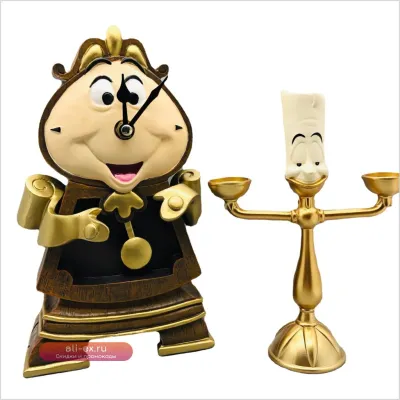Подсвечник-будильник "Три Главы" с фигуркой в стиле "Lovely Cartoon"