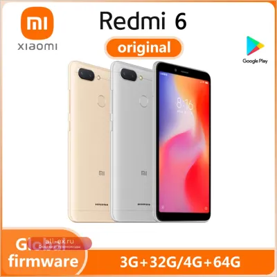 Смартфон Xiaomi Redmi 6 4/64Gb с Google Play (б/у)