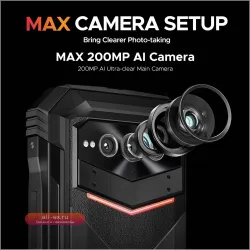 Защищенный смартфон DOOGEE V Max Plus 36GB/512GB с камерой 200МП и аккумулятором 22000 мАч