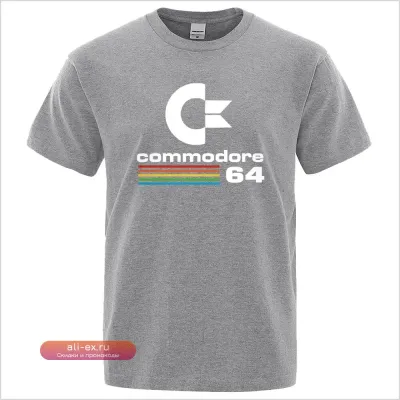 Футболка Commodore 64 SID Amiga Retro Design