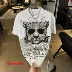 Мужская футболка Street Hot Diamond с круглым вырезом и коротким рукавом