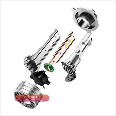 Автомобильные светодиодные лампы головного света 110W 11000LM 6500K H1 H4 H7 H11 9005 9006 9007 9004