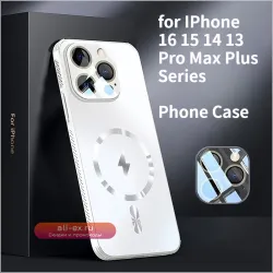 Ударопрочный чехол с магнитом и охлаждением для iPhone 16/15/14/13 Pro Max Plus