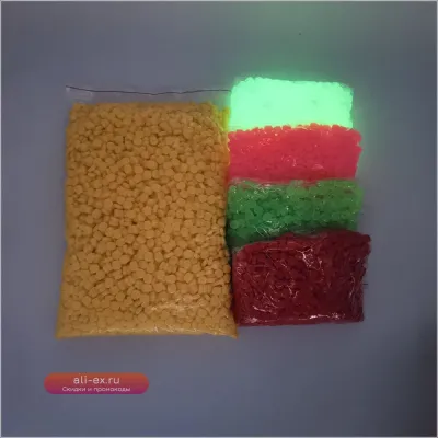 Силиконовые приманки "Зерна кукурузы", 1000 шт., 1 см, 0.3 г, мягкие искусственные насадки для рыбалки