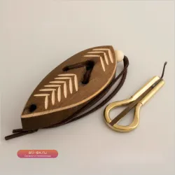 Портативное этническое клавесинное хумай из латуни