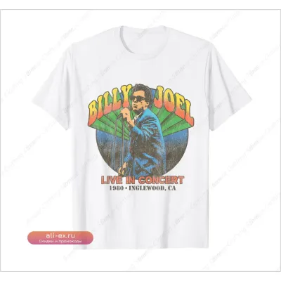 Футболка "Billy Joel: Live In Inglewood 1980"
