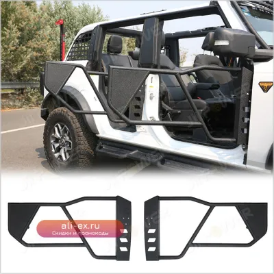 Двери-полудвери Bronco JP16 ODM Beast Style с зеркалами для Ford Bronco 4 двери (2021-2023)