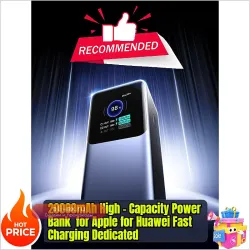 Power Bank 20000mAh с быстрой зарядкой для Apple и Huawei