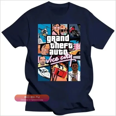 Футболка Grand Theft Auto Vice City 2024 Print