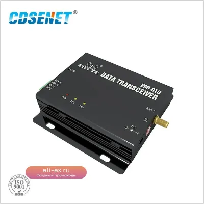 Беспроводной трансивер LoRa E90-DTU(433L30) RS232 RS485 433МГц 1Вт, дальность 8км