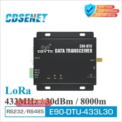 Беспроводной трансивер LoRa E90-DTU(433L30) RS232 RS485 433МГц 1Вт, дальность 8км