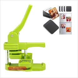 Станок для изготовления значков 50мм пластиковый с набором комплектующих