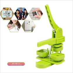 Станок для изготовления значков 50мм пластиковый с набором комплектующих