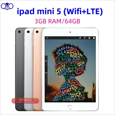 Apple iPad mini 5 2019 Wi-Fi+LTE 64GB A12 Bionic 96% Новое состояние