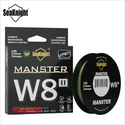 Плетёная леска SeaKnight W8 II Series 8 нитей 500/300м 15-100LB с антикоррозийным покрытием