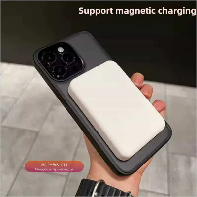 Магнитный чехол-подставка для iPhone 16 15 14 13 12 11 Pro Max - противоударный, антицарапающий, минималистичный дизайн