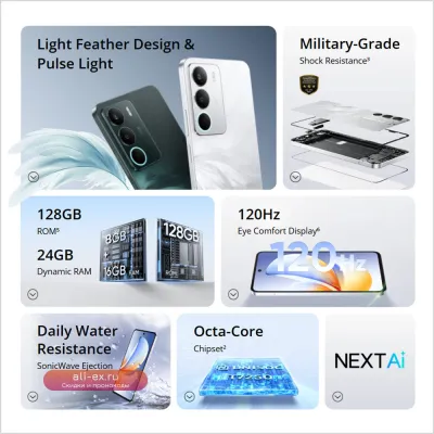 Смартфон Realme C71: 6.67" 120Hz, 6300mAh, 45W VOOC, 50MP AI, 8/256GB, NFC