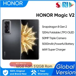 Honor Magic V2 5G Складной Global Version 7.92" OLED 120Hz Snapdragon 8 Gen 2 66W SuperCharge 5000mAh NFC