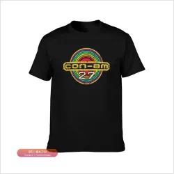Футболка оверсайз с принтом рэпера Con-am 27 черная