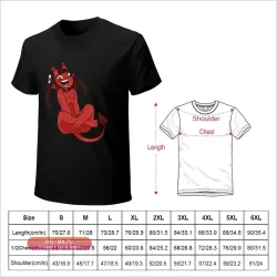 Футболка Meru the Succubus черная быстросохнущая оверсайз с графическим принтом