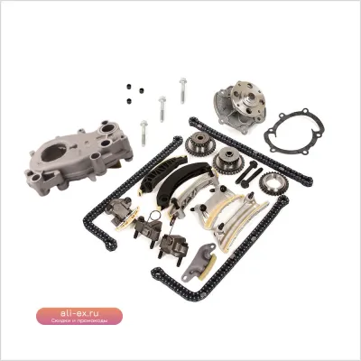 Комплект ГРМ с масляным насосом и помпой для Cadillac Chevrolet GMC Suzuki 3.6L