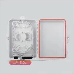 FTTH мини-бокс для 6 оптических волокон или 1x4 PLC-сплиттера, IP65, для помещений и улицы, 4 шт. бесплатно с доставкой