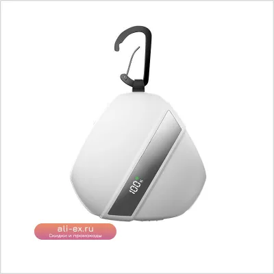 Power Bank 10000mAh с карабином, выдвижным кабелем и супер быстрой зарядкой