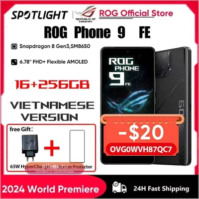 ASUS ROG Phone 9 FE 5G 256GB 16GB RAM Snapdragon 8 Gen 3 6.78" 185Hz FHD 5500mAh Android 15 Global Version