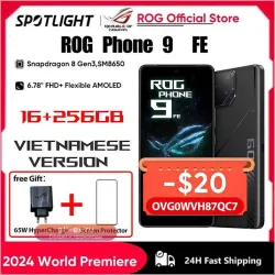 ASUS ROG Phone 9 FE 5G 256GB 16GB RAM Snapdragon 8 Gen 3 6.78" 185Hz FHD 5500mAh Android 15 Global Version
