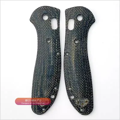 Накладки на рукоять Benchmade Griptilian 551 из микрокарты (2025 NEW)