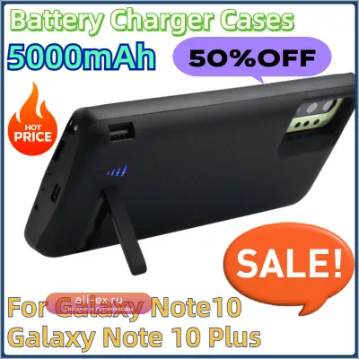 Портативная батарея-чехол 5000 мАч для Samsung Galaxy Note 10 / Note 10+
