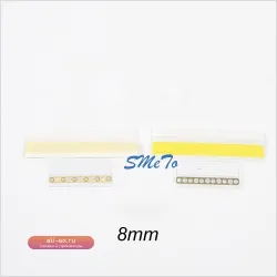 SMT Медная клипса с лентой (500 шт./уп.) 8/12/16/24 мм (250 шт./уп.) для универсальной подачи ленты, латунная клипса для соединения ленты