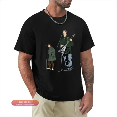 Футболка "Music Vintage Oasis" для фанатов кино