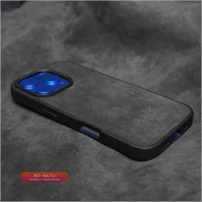Чехол из Алькантары для iPhone 16 Pro Max 15 14 13 12 mini 11, искусственная кожа в стиле Supercar, Бизнес Люкс