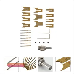 Набор из 24 бит для изготовления деревянных колец DIY